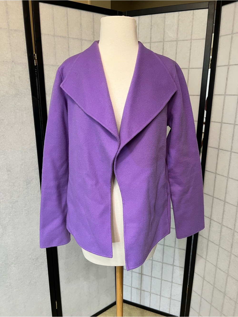 Talbots Purple Open-Front Women's Jacket